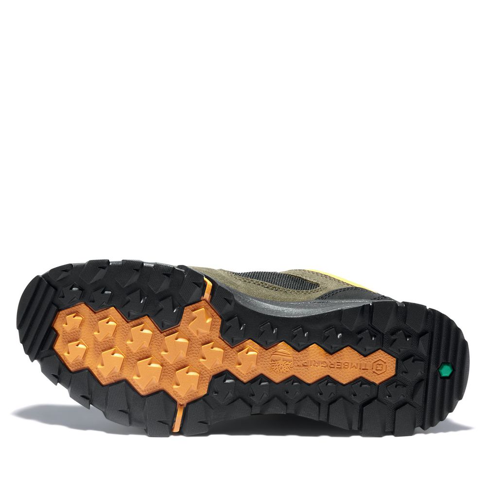 Bota Hiker Masculino - Timberland Garrison Trail Impermeavel Baixo - COHUM8715 - Verdes Escuro